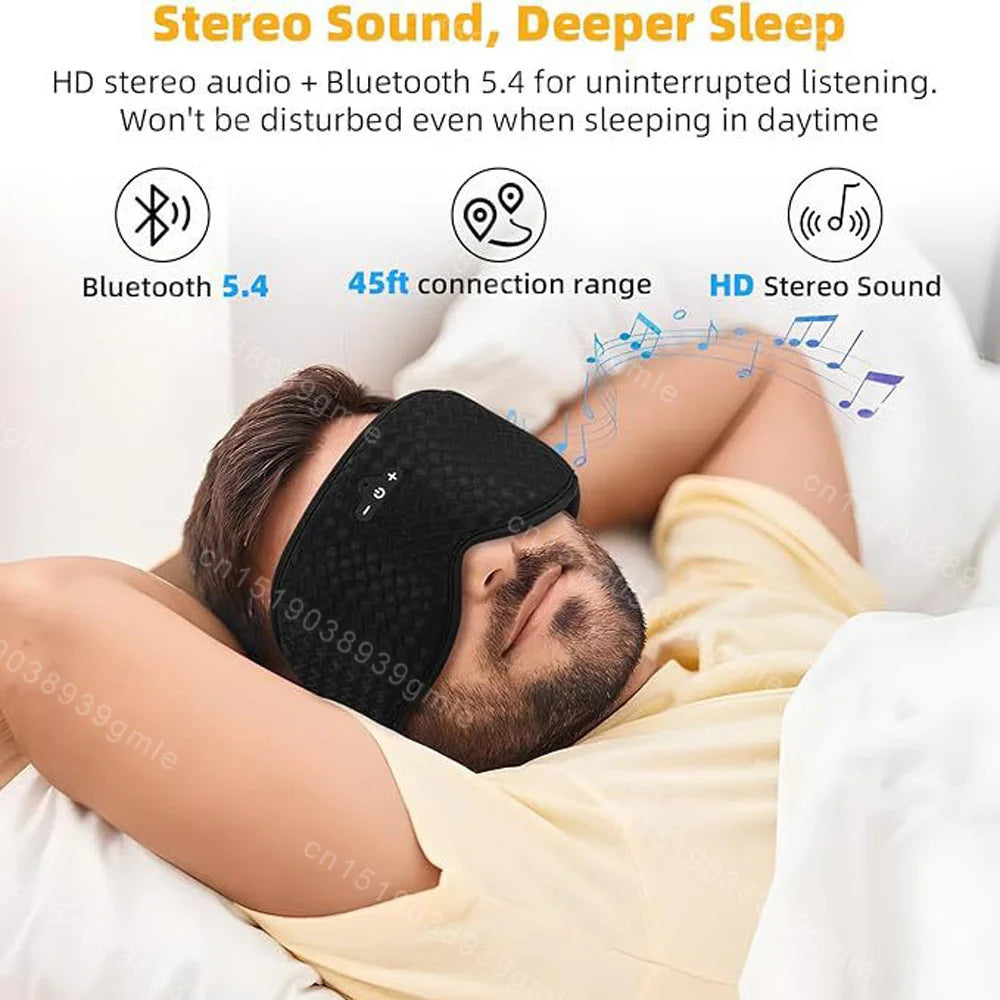 3D Bluetooth Sleep Mask – Headphones Eye Cover