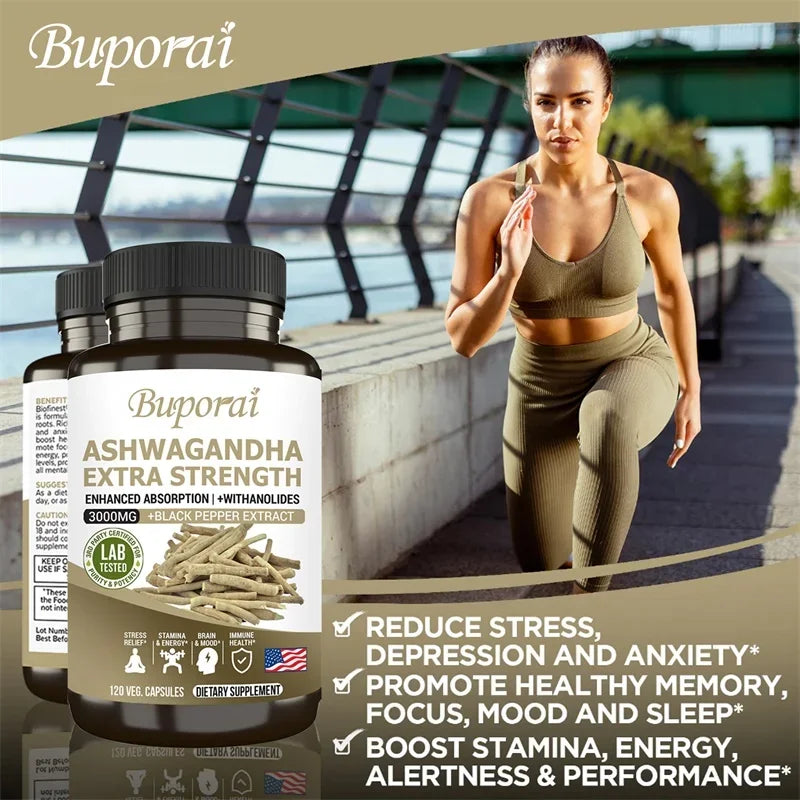 Ashwagandha Capsules – Focus & Stress Relief