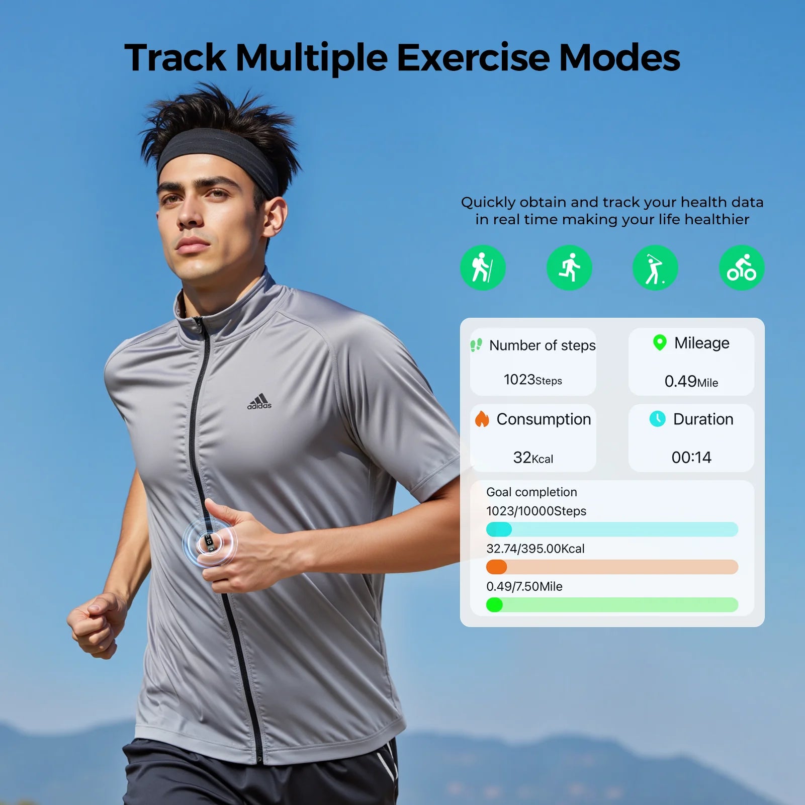 Smart Ring with Charging Box & Health Tracker