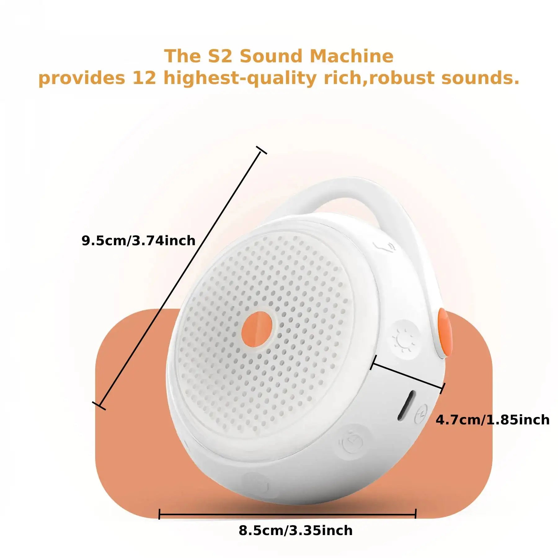 Portable Bluetooth White Noise Machine
