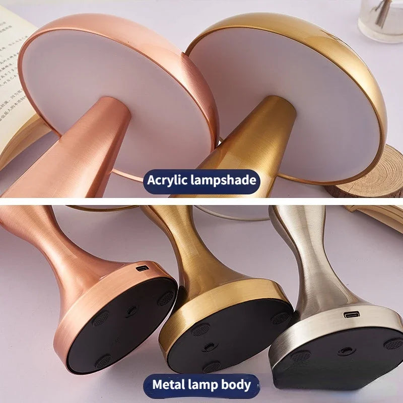 Nordic Mushroom LED Table Lamp