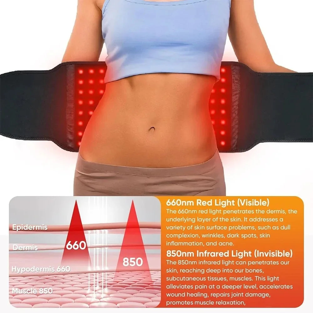Infrared LED Waist Massage Belt