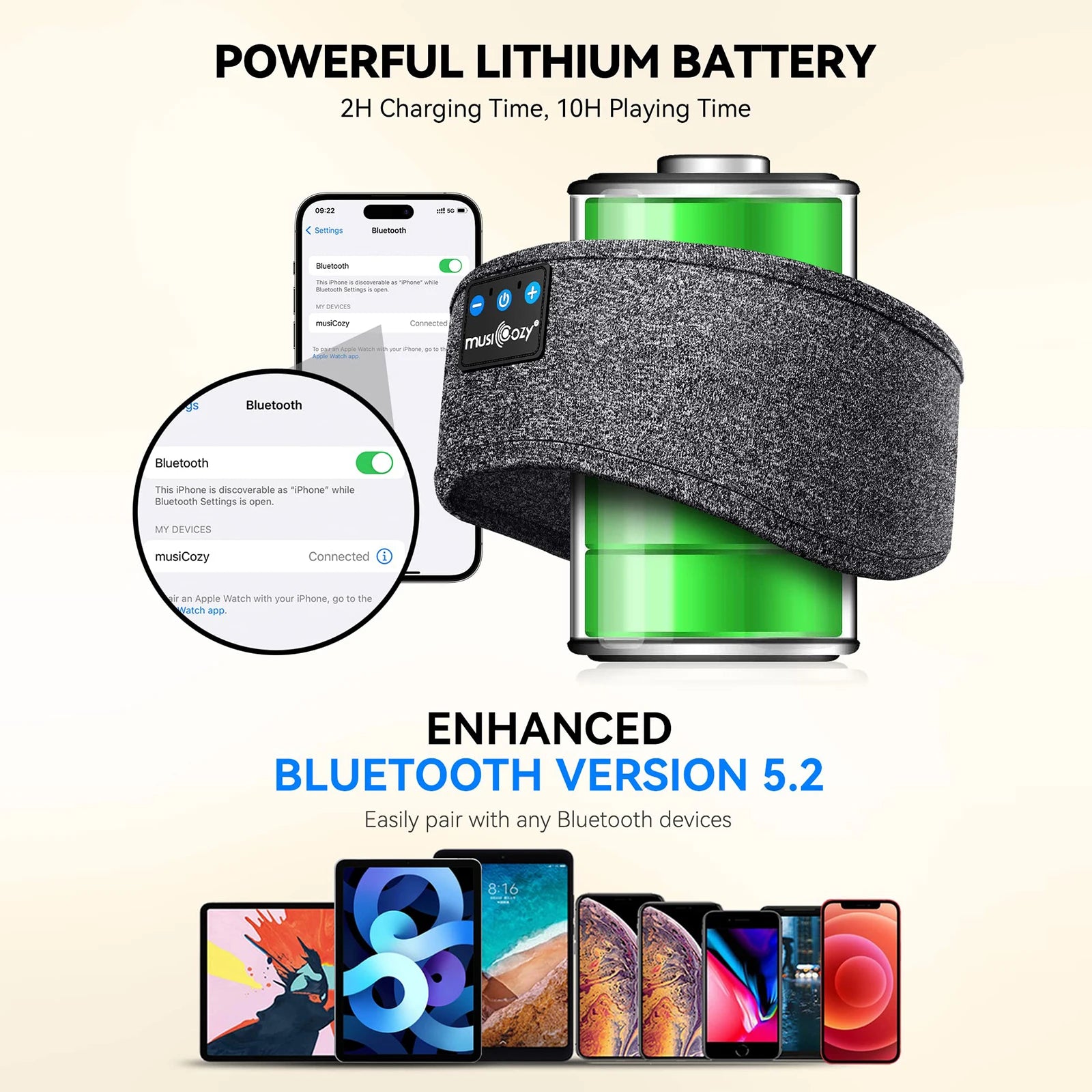 Bluetooth Sports Sleep Headband