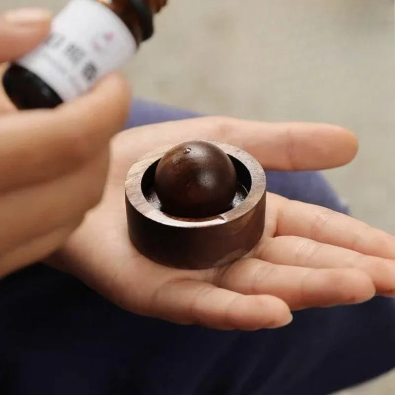 Solid Wood Spherical Essential Oil Diffuser