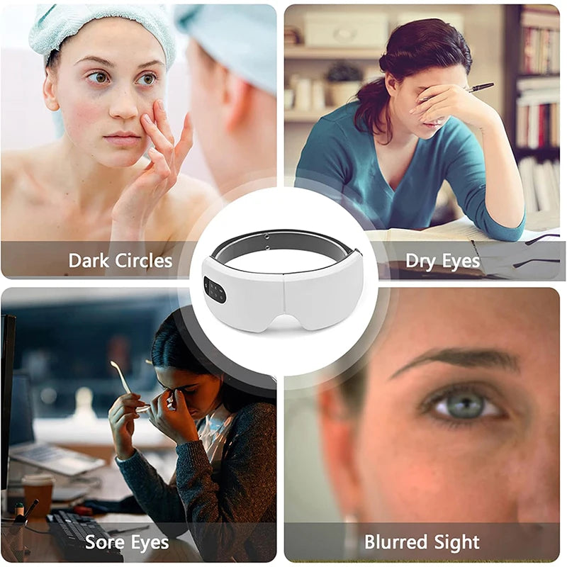 4D Eye Massager – Smart Vibration Therapy