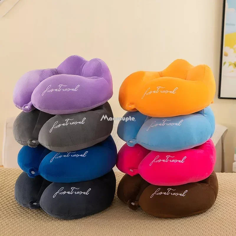 U-Shaped Travel Neck Pillow with PP Cotton