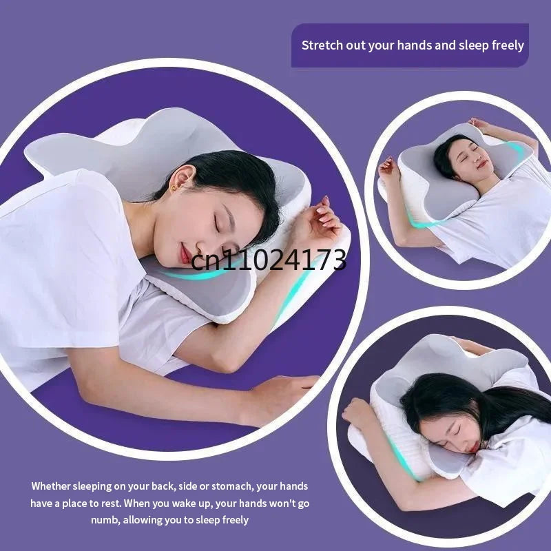 Cooling Butterfly Memory Foam Neck Pillow