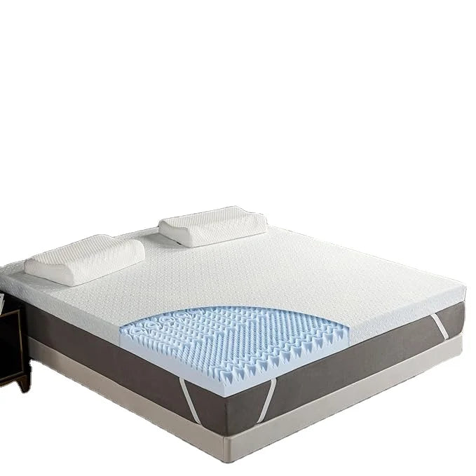 High-Density Cooling Gel Memory Foam Topper