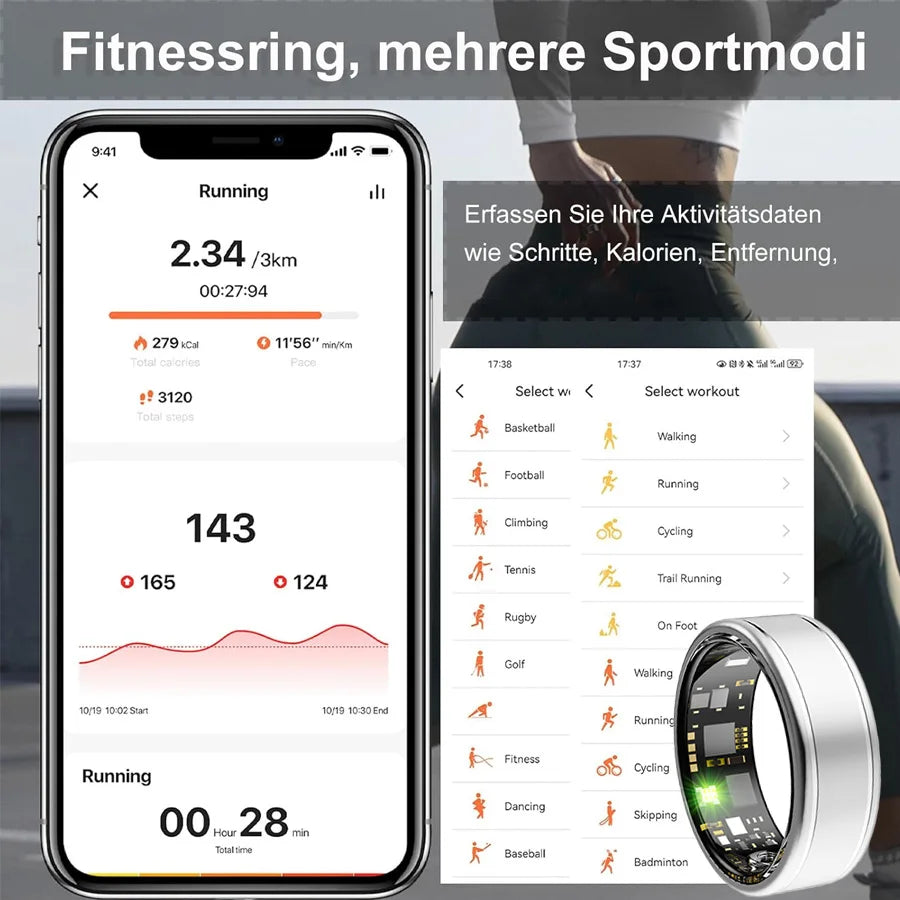 Little Meatball Smart Health Tracker Ring