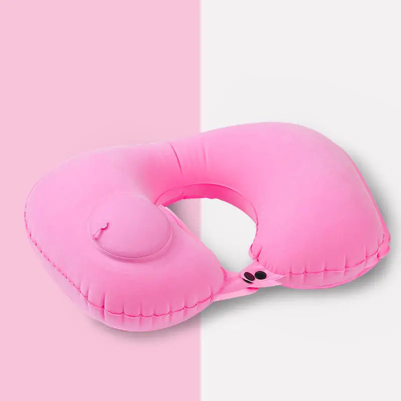 Inflatable Portable U-Shaped Travel Neck Pillow