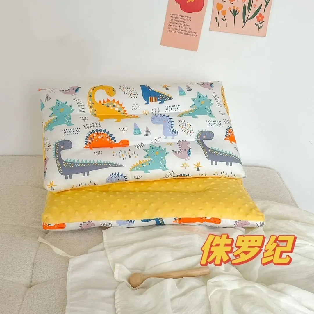 Soft Velvet Baby Sleep Pillow for Newborns
