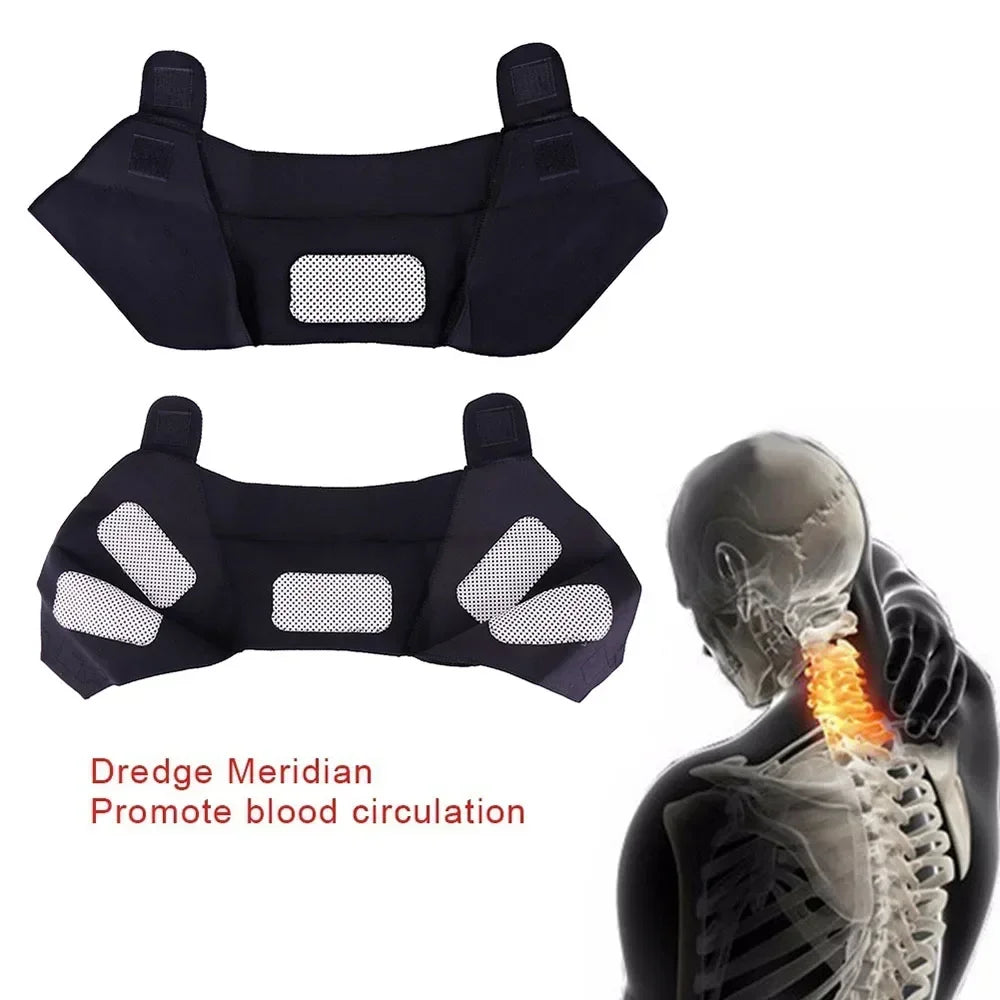 Self Heating Shoulder Wrap Infrared Warming Shoulder Support Thermal Therapy Pad Constant Temperature Shoulder Guard Neck