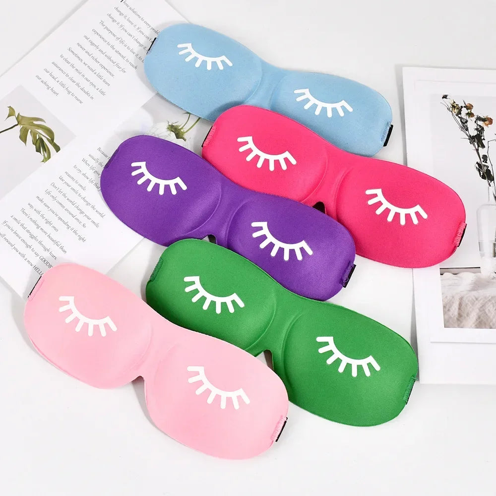 3D Sleep Mask – Eyelash-Friendly Eye Cover