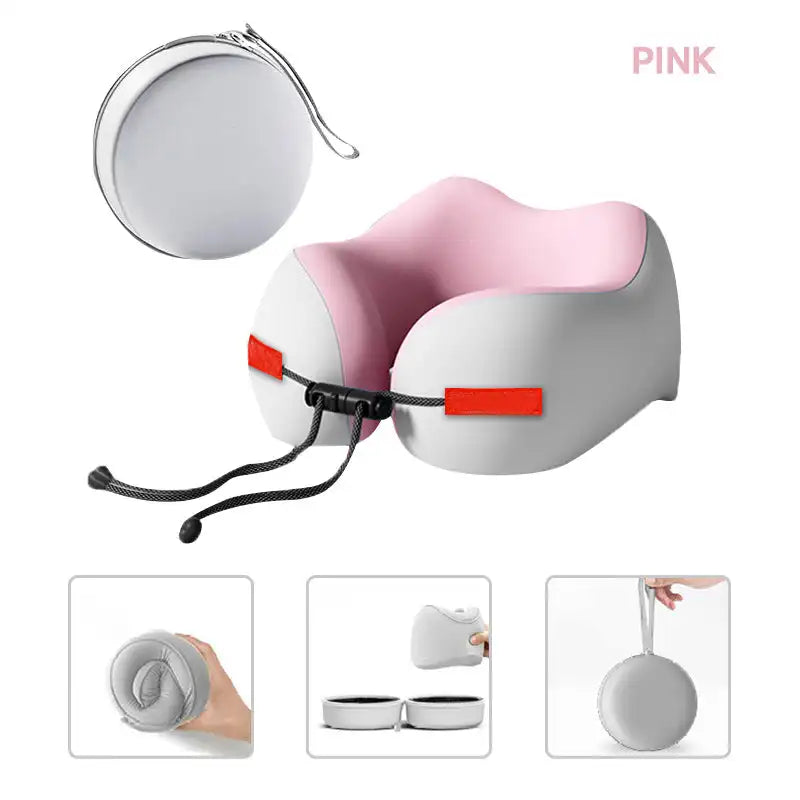 Portable Memory Foam Travel Neck Pillow