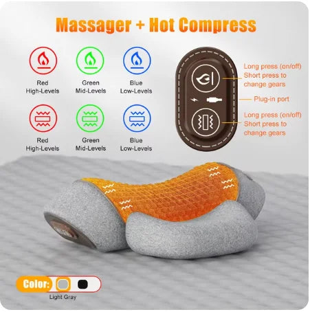 Electric Neck Massager Pillow with Heating