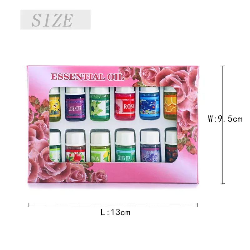 12PCS 3ml Aromatherapy Essential Oils