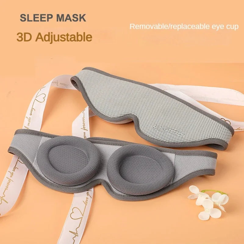 3D Sleep Mask – 100% Blackout Eye Cover