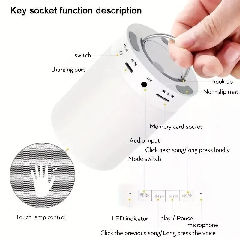 2024 Bluetooth LED Touch Table Lamp
