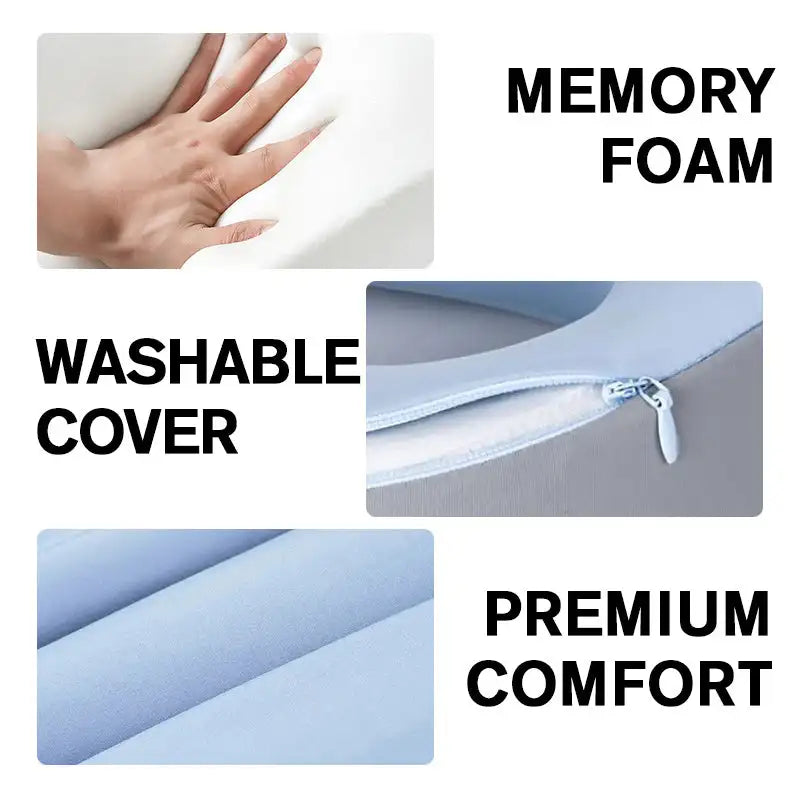 Portable Memory Foam Travel Neck Pillow