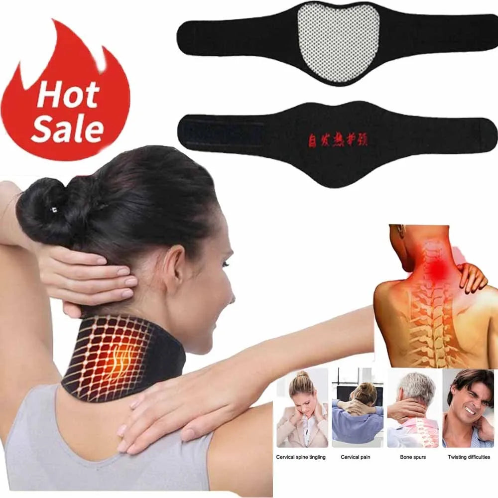 Self-Heating Magnetic Neck Support Belt