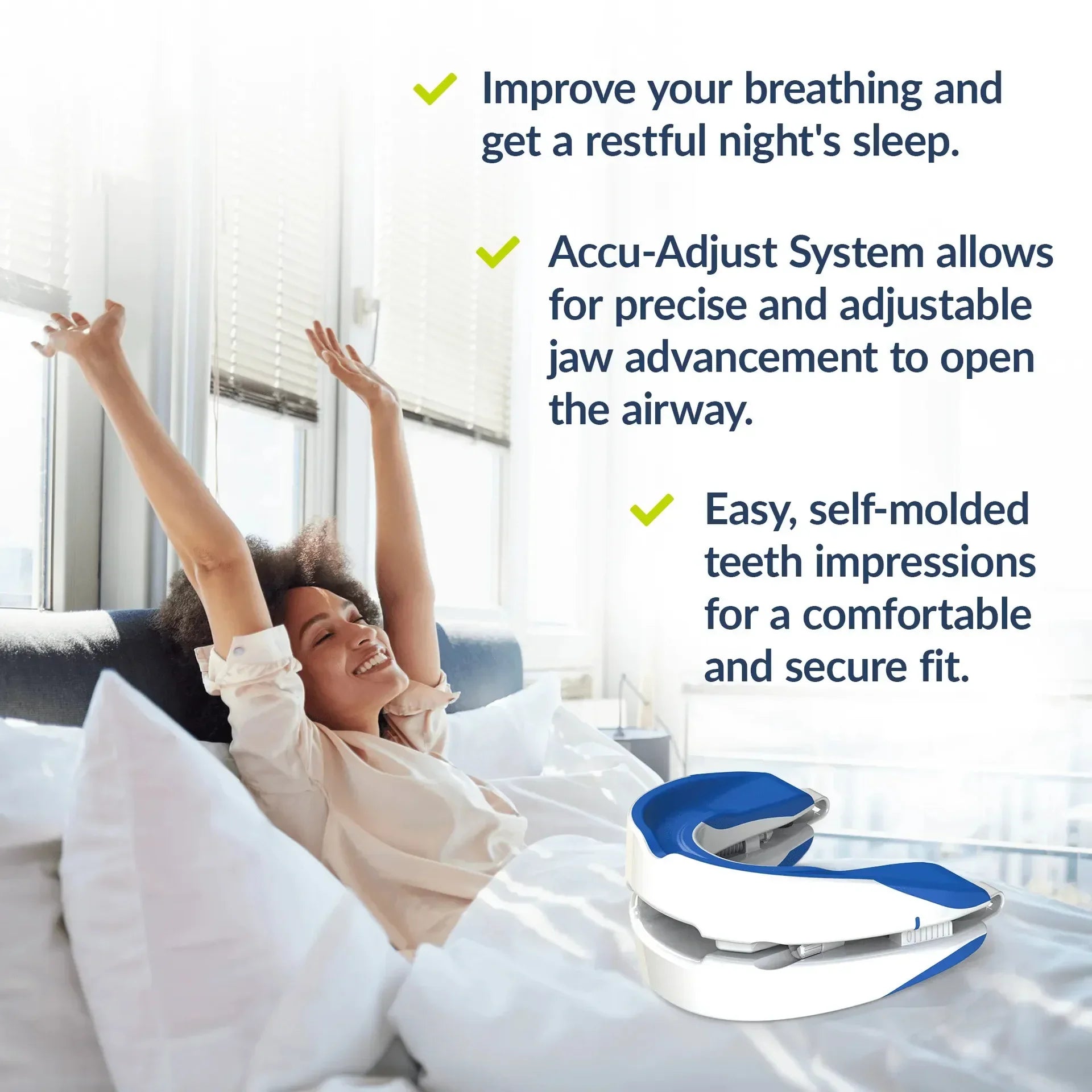 Anti-Snoring Adjustable Mouth Guard