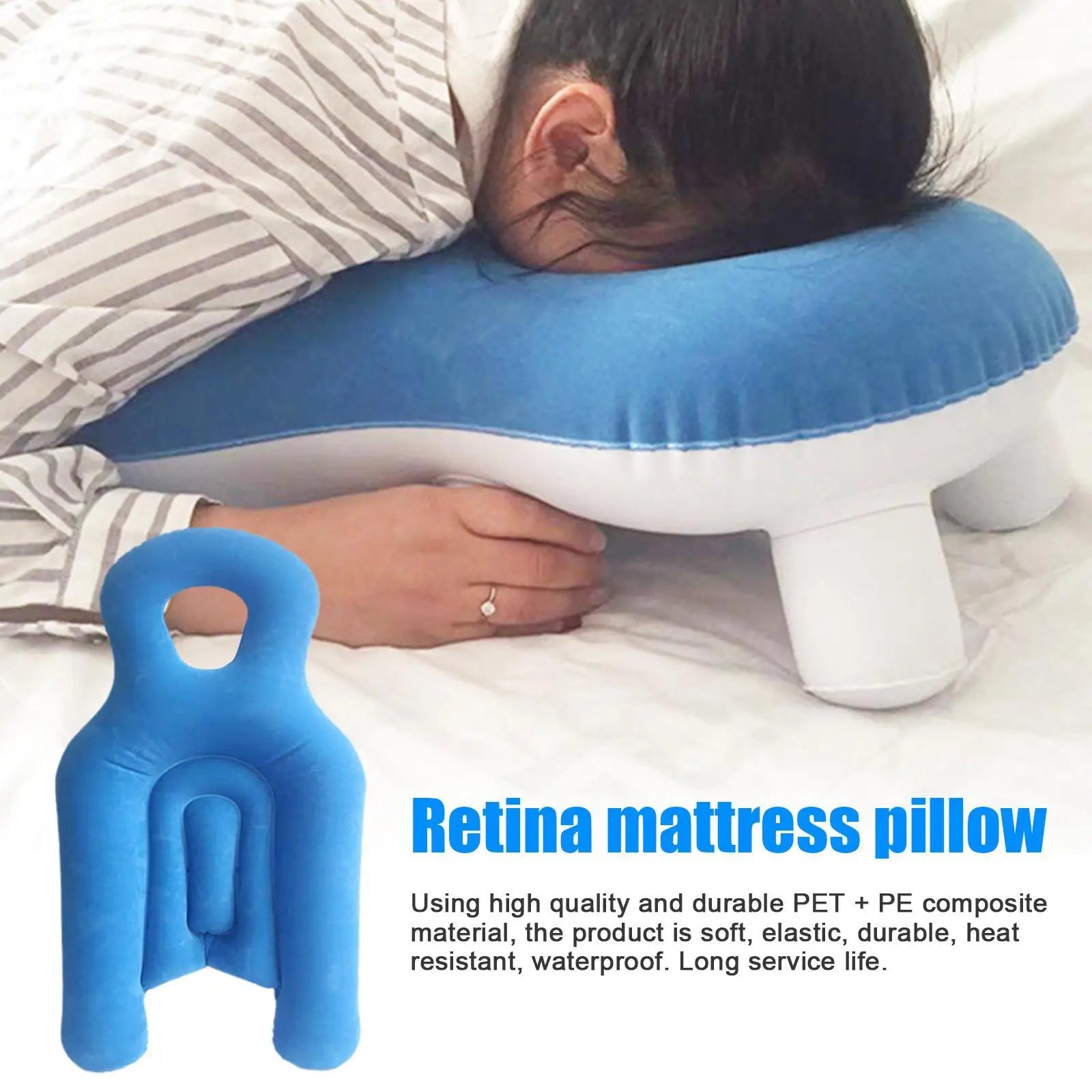 Inflatable Face-Down Eye Surgery Pillow