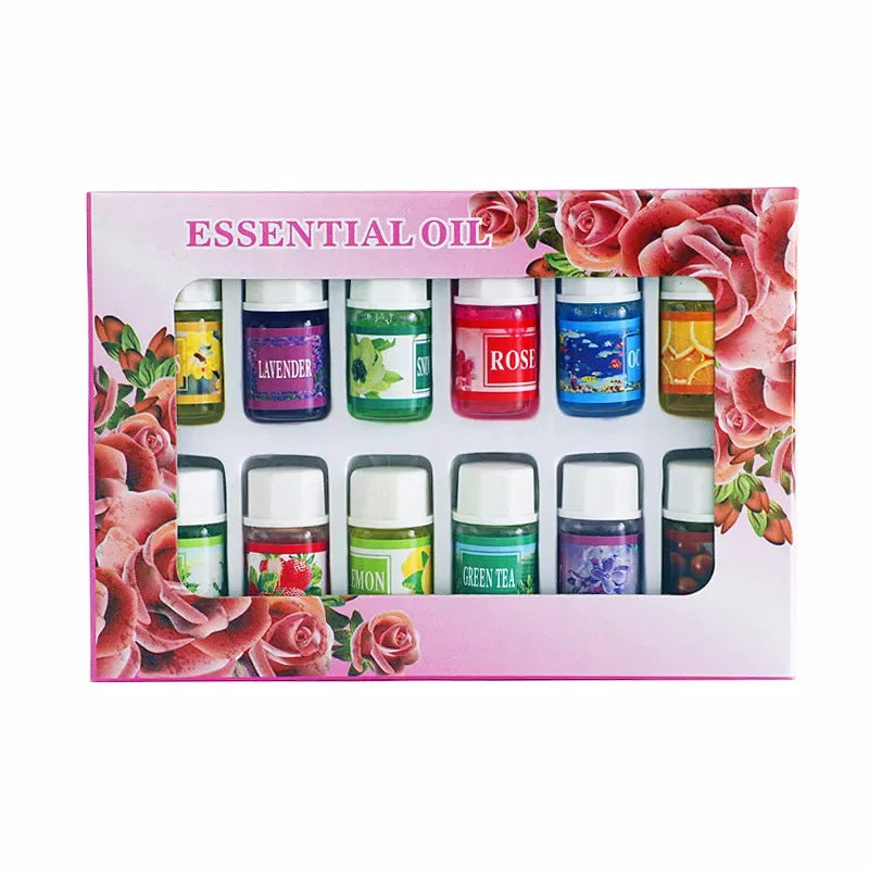 12PCS 3ml Aromatherapy Essential Oils