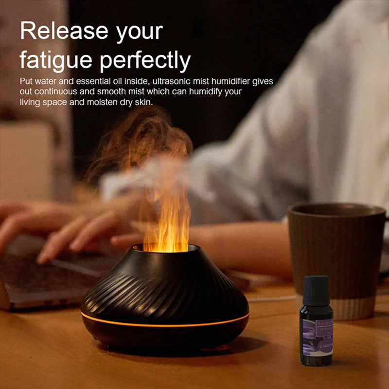 130ml Volcanic Aroma Diffuser with Light