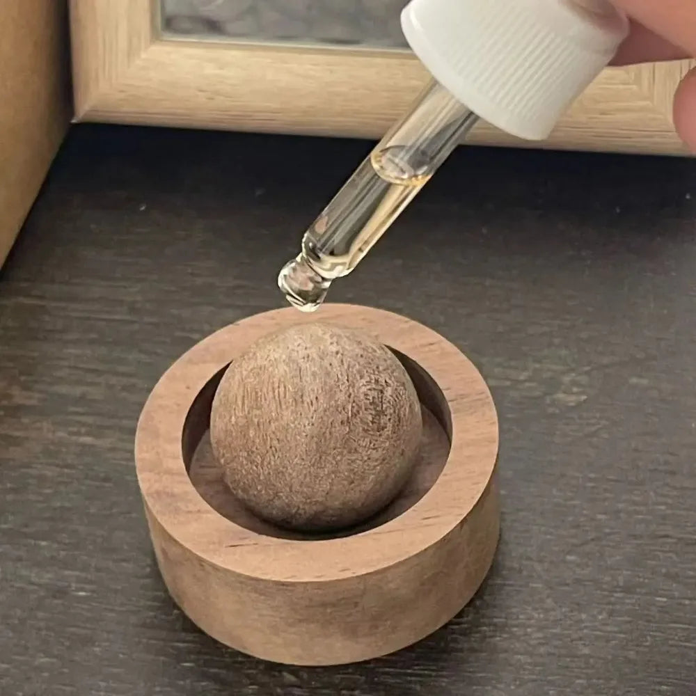 Solid Wood Spherical Essential Oil Diffuser