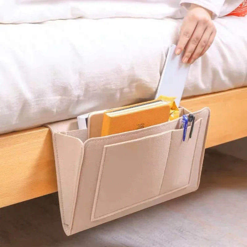 Felt Bedside Hanging Storage Pouch