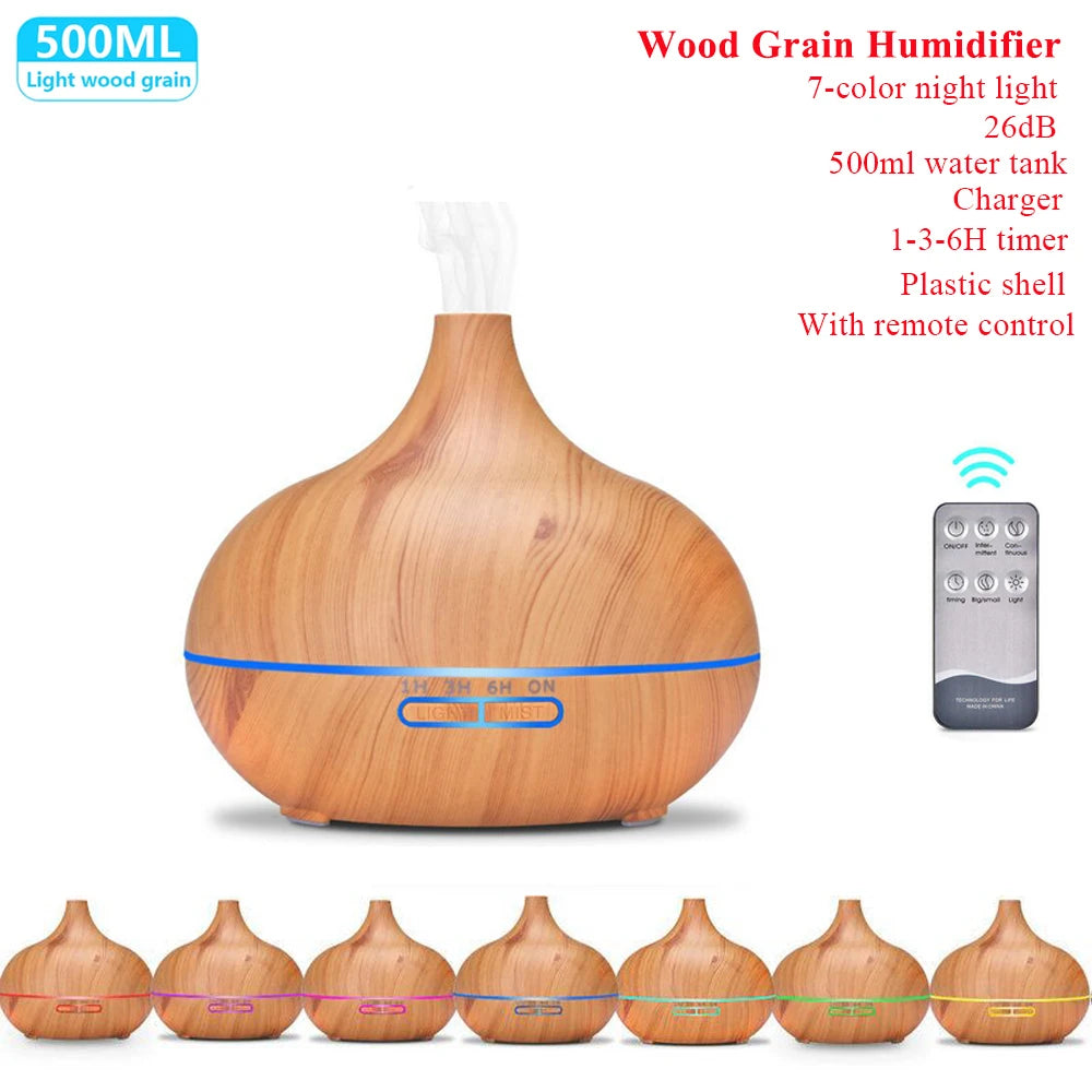 Ultrasonic Aroma Essential Oil Diffuser