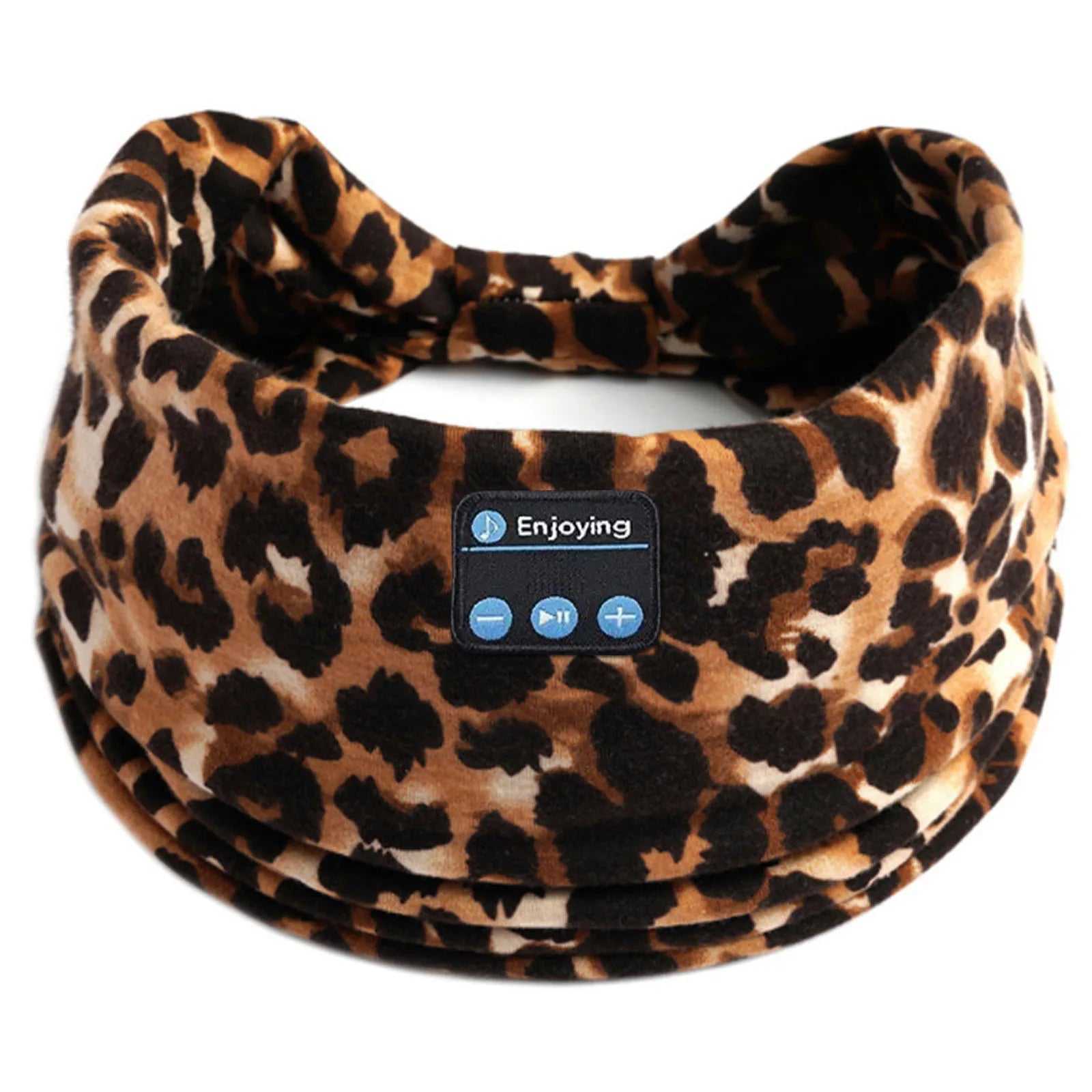 Wireless Leopard Sleep Headband Headphones