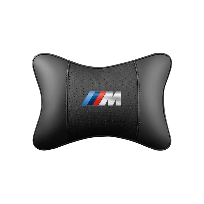Leather Car Headrest Neck Pillow for BMW