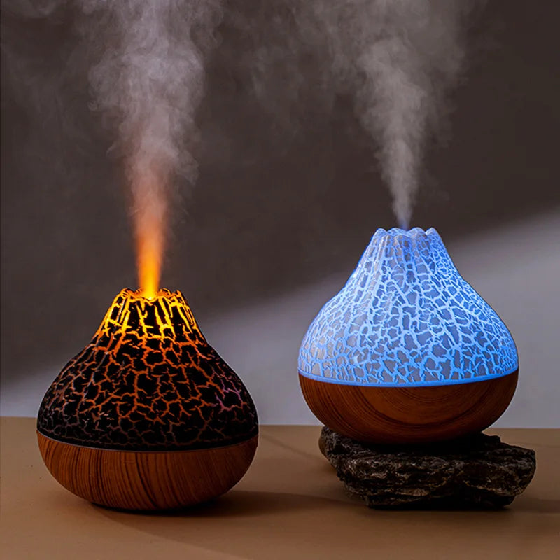 300ml Volcano Air Humidifier with Lights