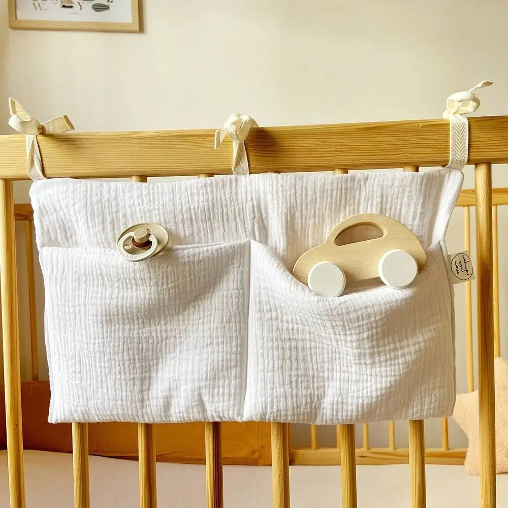 Crib Hanging Diaper Organizer – 2 Pockets
