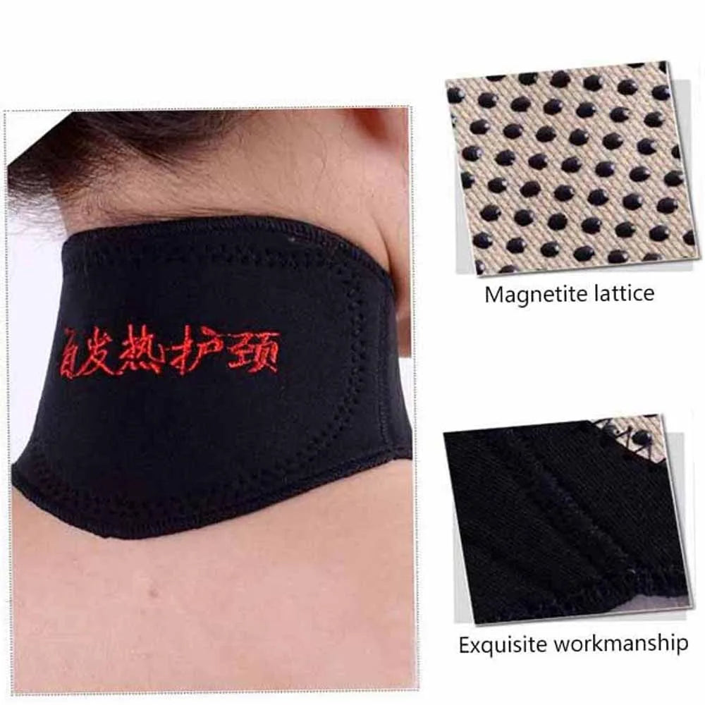 Self-Heating Magnetic Neck Support Belt