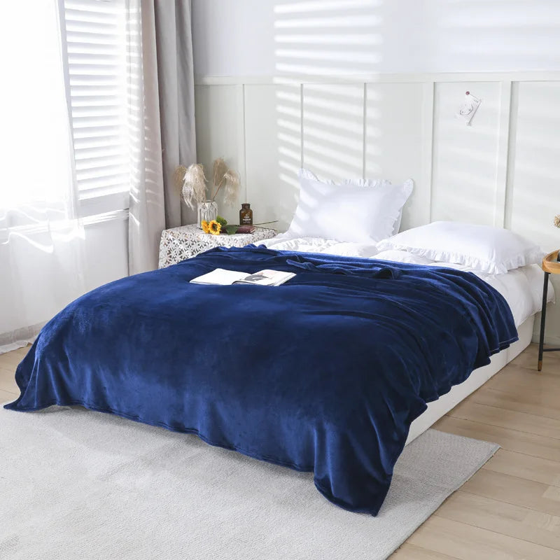 Super Soft Flannel Throw Blanket