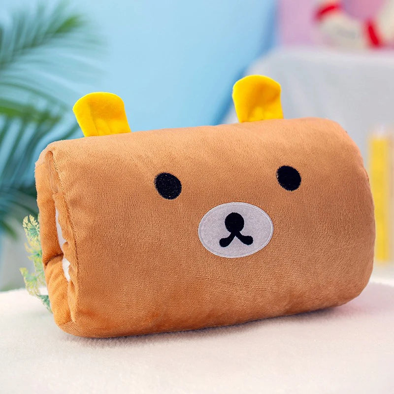 Kids Plush Hand-Warming Nap Pillow Toy