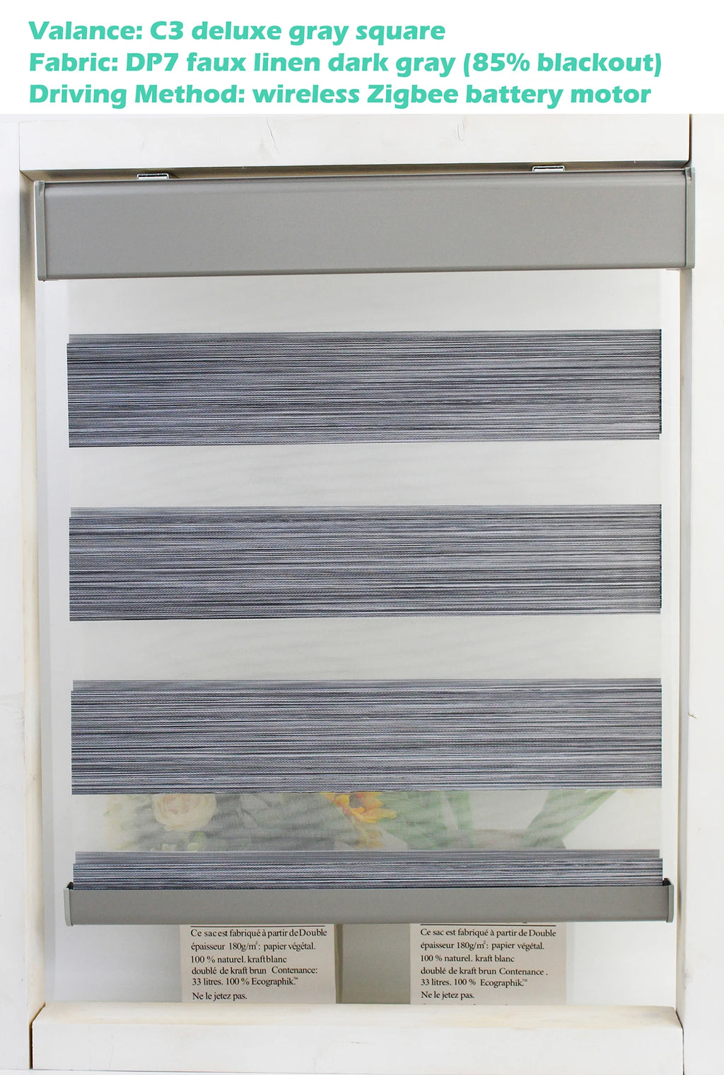 Custom Motorized Zebra Blinds – Day & Night