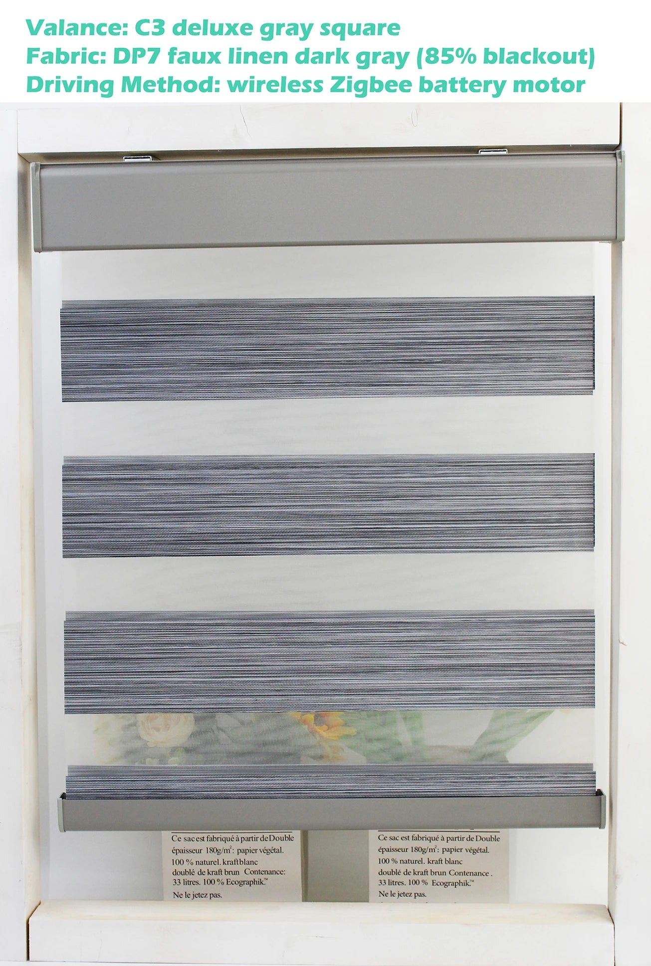 Custom Motorized Zebra Blinds – Day & Night
