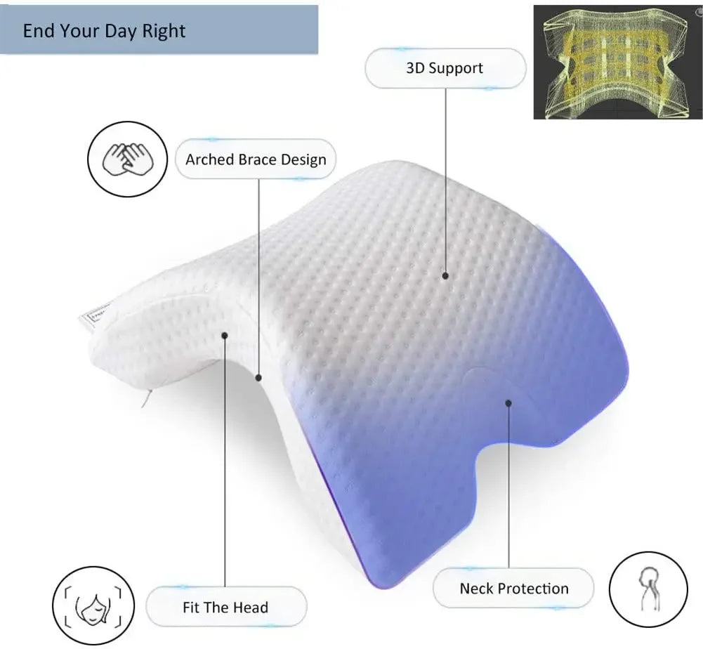 U-Shaped Memory Foam Orthopedic Pillow