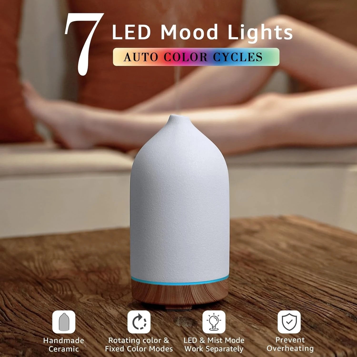 Ceramic Ultrasonic Aroma Diffuser