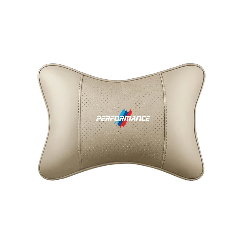 Leather Car Headrest Neck Pillow for BMW