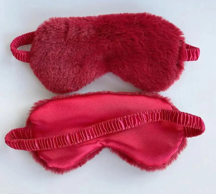 Cute Plush Sleeping Mask – Soft Eye Cover