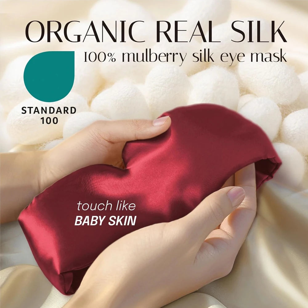 Mulberry Silk Sleep Mask – Soft Eye Cover