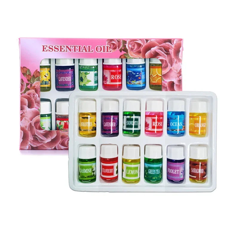 12PCS 3ml Aromatherapy Essential Oils