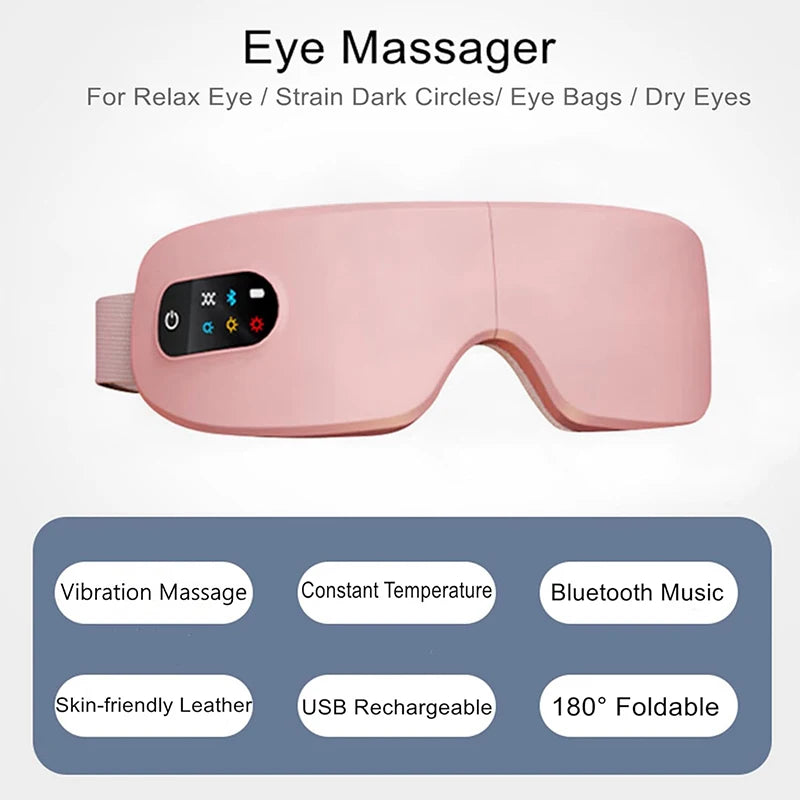 4D Eye Massager – Smart Vibration Therapy