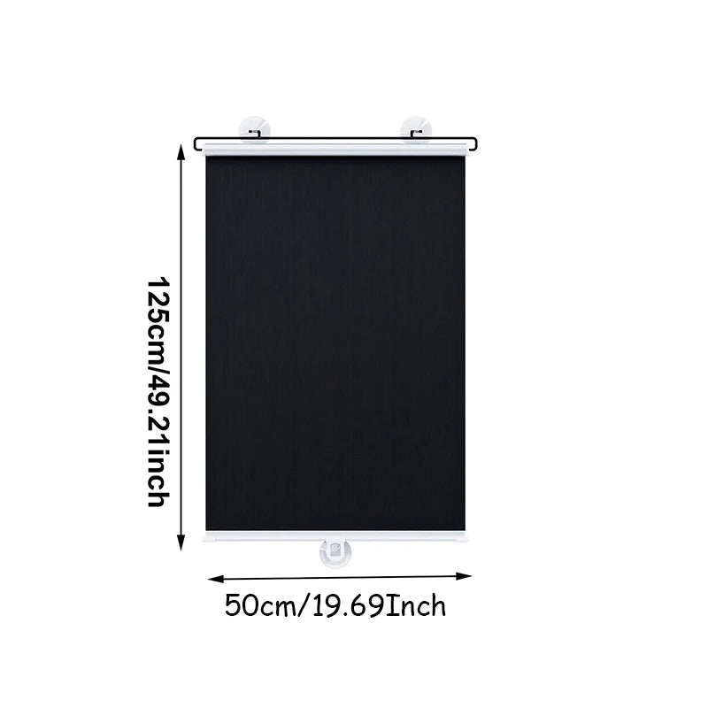 No-Drill Blackout Roller Blind – Window Shade