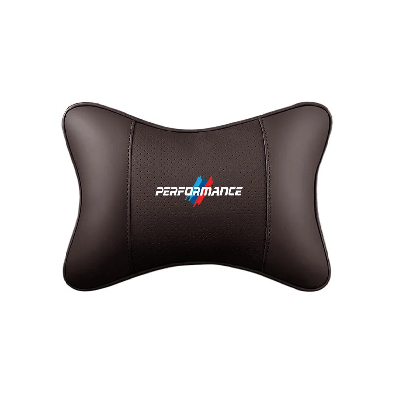 Leather Car Headrest Neck Pillow for BMW