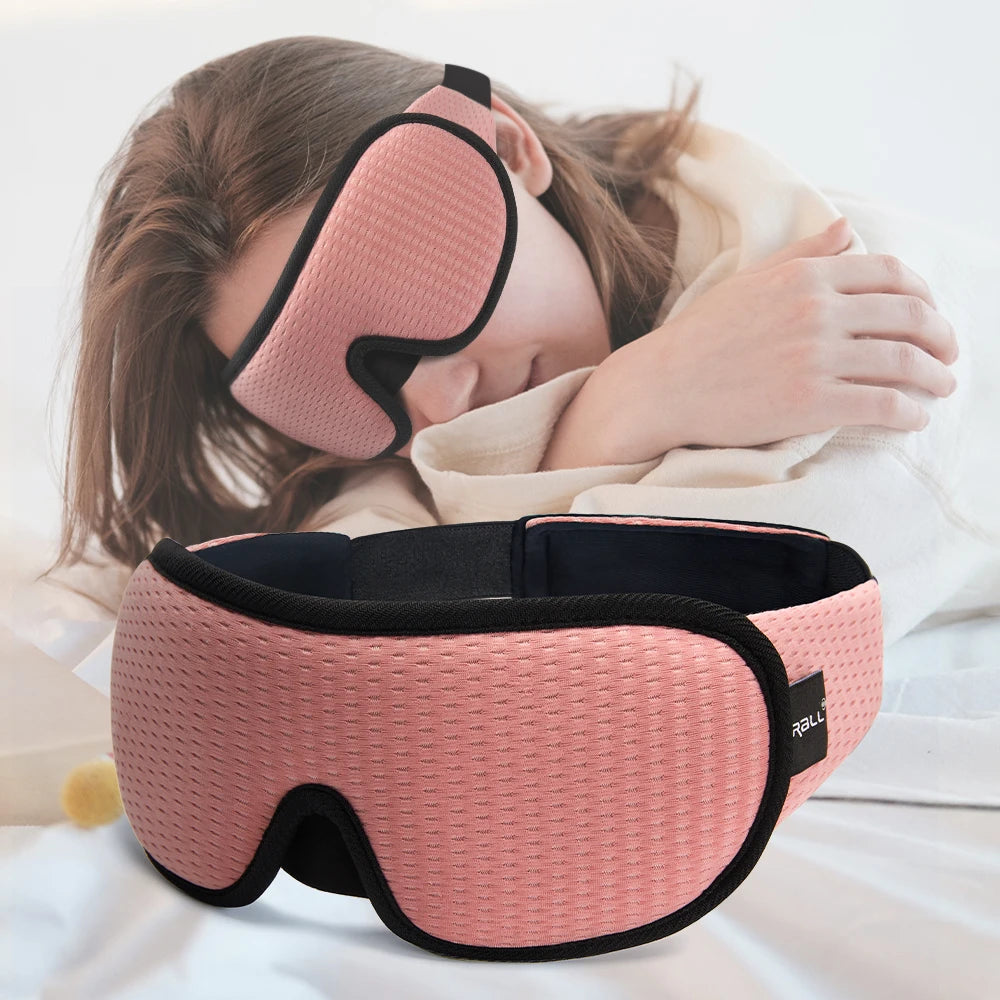 3D Sleep Mask – 100% Blackout Eye Cover